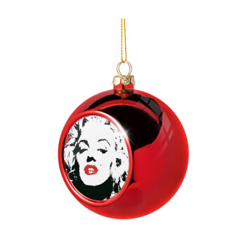 Merilin, Christmas tree ball Red 8cm