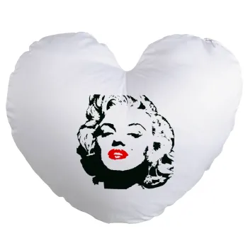 Merilin, Μαξιλάρι καναπέ καρδιά 40x40cm περιέχεται το  γέμισμα