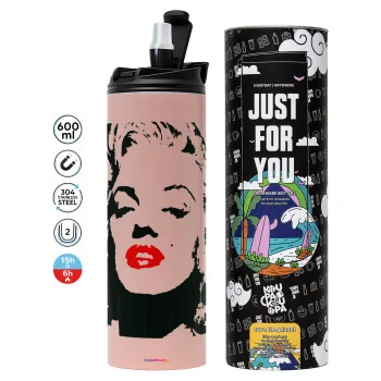 Merilin, Tumbler stainless steel PINK 600ml