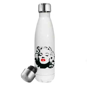 Merilin, Metal mug thermos White (Stainless steel), double wall, 500ml