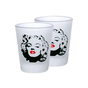 Merilin, Σφηνοπότηρα γυάλινα 45ml του πάγου (2 τεμάχια)