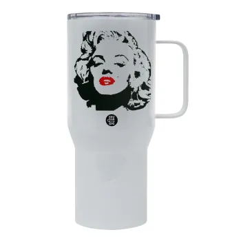 Merilin, Mega Stainless steel Tumbler with lid, double wall 750L