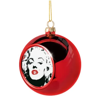 Merilin, Christmas tree ball Red 8cm