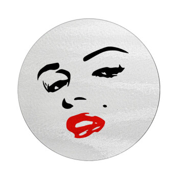 Marilyn Monroe, Επιφάνεια κοπής γυάλινη στρογγυλή (30cm)