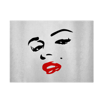 Marilyn Monroe, Επιφάνεια κοπής γυάλινη (38x28cm)