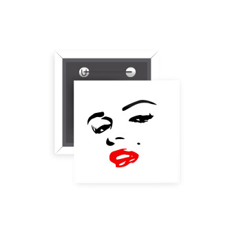 Marilyn Monroe, Κονκάρδα παραμάνα τετράγωνη 5x5cm