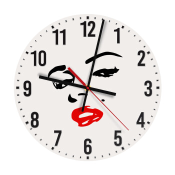 Marilyn Monroe, Ρολόι τοίχου ξύλινο (30cm)