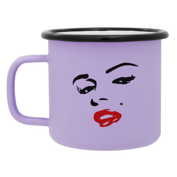 Marilyn Monroe, Κούπα Μεταλλική εμαγιέ ΜΑΤ Light Pastel Purple 360ml