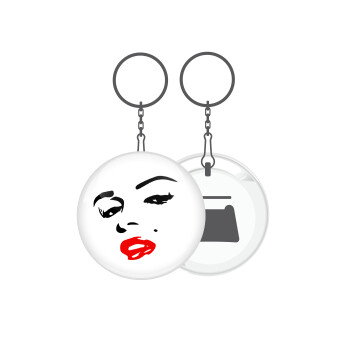 Marilyn Monroe, Μπρελόκ μεταλλικό 5cm με ανοιχτήρι
