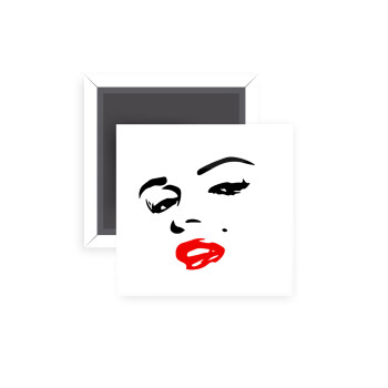 Marilyn Monroe, Μαγνητάκι ψυγείου τετράγωνο διάστασης 5x5cm