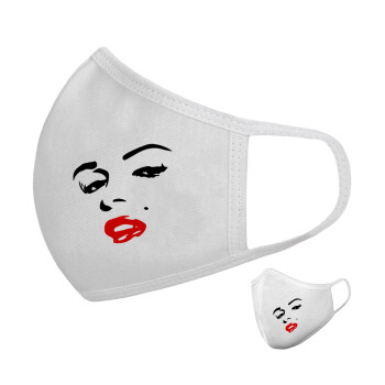 Marilyn Monroe, Μάσκα υφασμάτινη υψηλής άνεσης παιδική (Δώρο πλαστική θήκη)