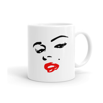 Marilyn Monroe, Κούπα, κεραμική, 330ml (1 τεμάχιο)