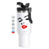 Mega Stainless steel Tumbler with lid, double wall 1,2L