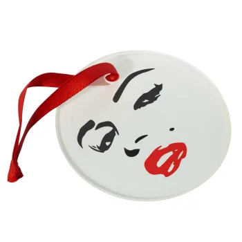 Marilyn Monroe, Στολίδι Χριστουγεννιάτικο στολίδι γυάλινο 9cm