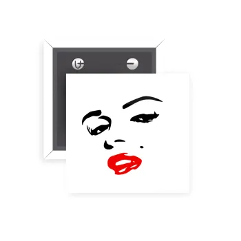 Marilyn Monroe, Κονκάρδα παραμάνα τετράγωνη 5x5cm
