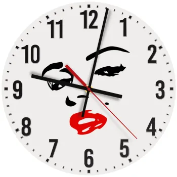Marilyn Monroe, Ρολόι τοίχου ξύλινο (30cm)