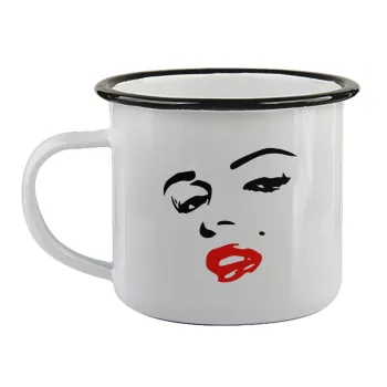 Marilyn Monroe, Κούπα εμαγιέ με μαύρο χείλος 360ml
