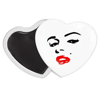 Marilyn Monroe, Μαγνητάκι καρδιά (57x52mm)