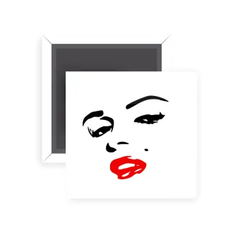Marilyn Monroe, Μαγνητάκι ψυγείου τετράγωνο διάστασης 5x5cm