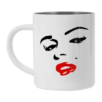 Marilyn Monroe, Mug Stainless steel double wall 300ml
