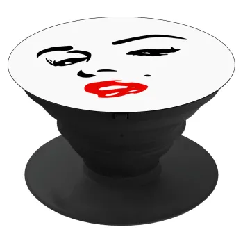 Marilyn Monroe, Phone Holders Stand  Black Hand-held Mobile Phone Holder