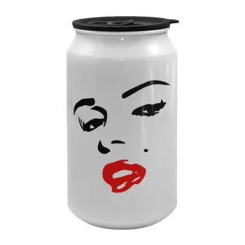 Marilyn Monroe, Κούπα ταξιδιού μεταλλική με καπάκι (tin-can) 500ml