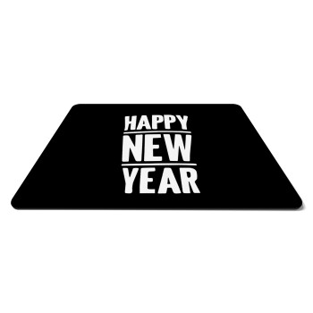 Happy new year, Mousepad ορθογώνιο 27x19cm