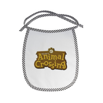Animal Crossing, Σαλιάρα μωρού αλέκιαστη με κορδόνι Μαύρη