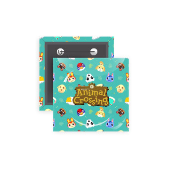 Animal Crossing, Κονκάρδα παραμάνα τετράγωνη 5x5cm