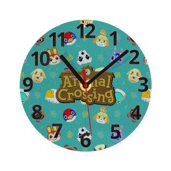 Animal Crossing, Ρολόι τοίχου γυάλινο (20cm)
