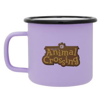 Animal Crossing, Κούπα Μεταλλική εμαγιέ ΜΑΤ Light Pastel Purple 360ml