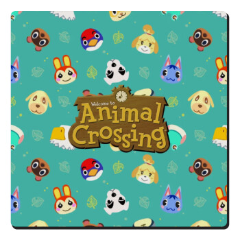 Animal Crossing, Τετράγωνο μαγνητάκι ξύλινο 6x6cm