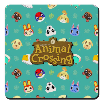 Animal Crossing, Τετράγωνο μαγνητάκι ξύλινο 9x9cm