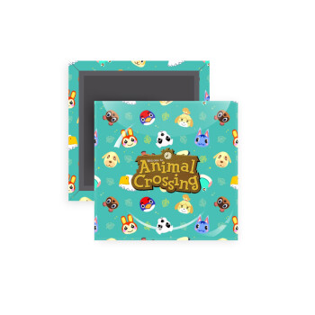 Animal Crossing, Μαγνητάκι ψυγείου τετράγωνο διάστασης 5x5cm