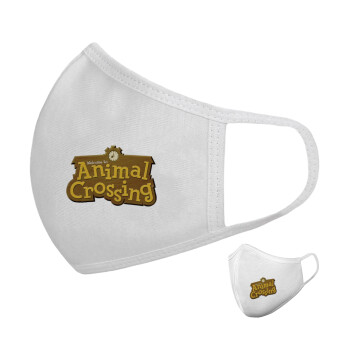 Animal Crossing, Μάσκα υφασμάτινη υψηλής άνεσης παιδική (Δώρο πλαστική θήκη)