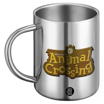 Animal Crossing, Ανοξείδωτη Μεταλλική Κούπα 450ml - Διπλού Τοιχώματος