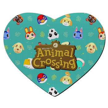 Animal Crossing, Mousepad καρδιά 23x20cm