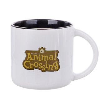Animal Crossing, Κούπα κεραμική 400ml Λευκή/Μαύρη