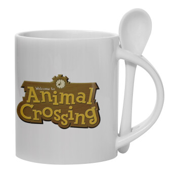 Animal Crossing, Κούπα, κεραμική με κουταλάκι, 330ml (1 τεμάχιο)