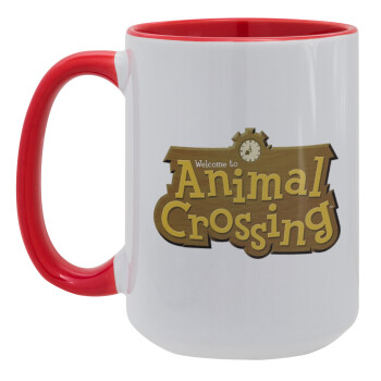 Animal Crossing, Κούπα Mega 15oz, κεραμική Κόκκινη, 450ml