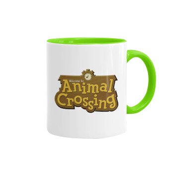 Animal Crossing, Κούπα χρωματιστή βεραμάν, κεραμική, 330ml