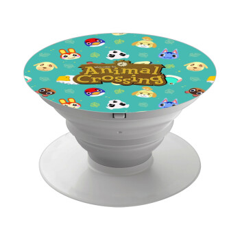 Animal Crossing, Pop Socket Λευκό Βάση Στήριξης Κινητού στο Χέρι
