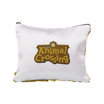 Animal Crossing, Τσαντάκι νεσεσέρ με πούλιες (Sequin) Χρυσό