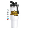 Mega Stainless steel Tumbler with lid, double wall 1,2L