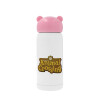 Pink stainless steel thermal flask, 320ml