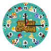 Wooden wall clock (20cm)