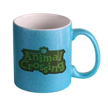 Animal Crossing, Κούπα Σιέλ Glitter που γυαλίζει, κεραμική, 330ml