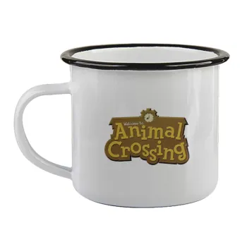 Animal Crossing, Κούπα εμαγιέ με μαύρο χείλος 360ml