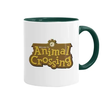 Animal Crossing, Mug colored green, ceramic, 330ml