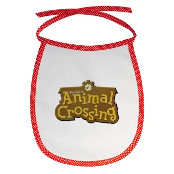 Animal Crossing, Σαλιάρα μωρού αλέκιαστη με κορδόνι Κόκκινη